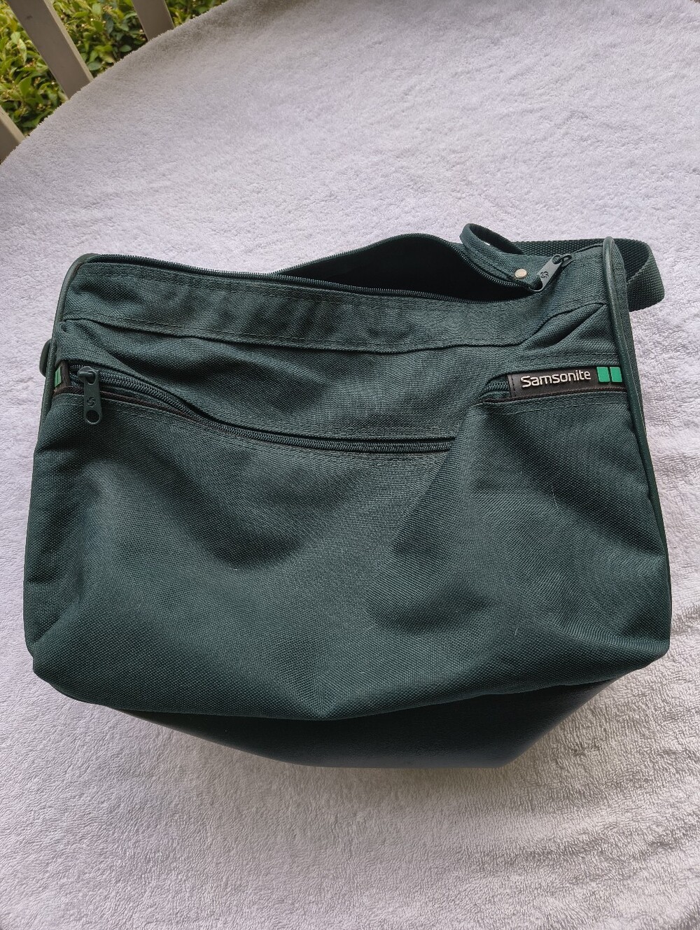 Samsonite Green Messenger Bag